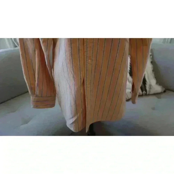 Ralph Lauren Striped Collared Classic-Fit Button-Down Shirt - Size 16 32/33 - Picture 10 of 16